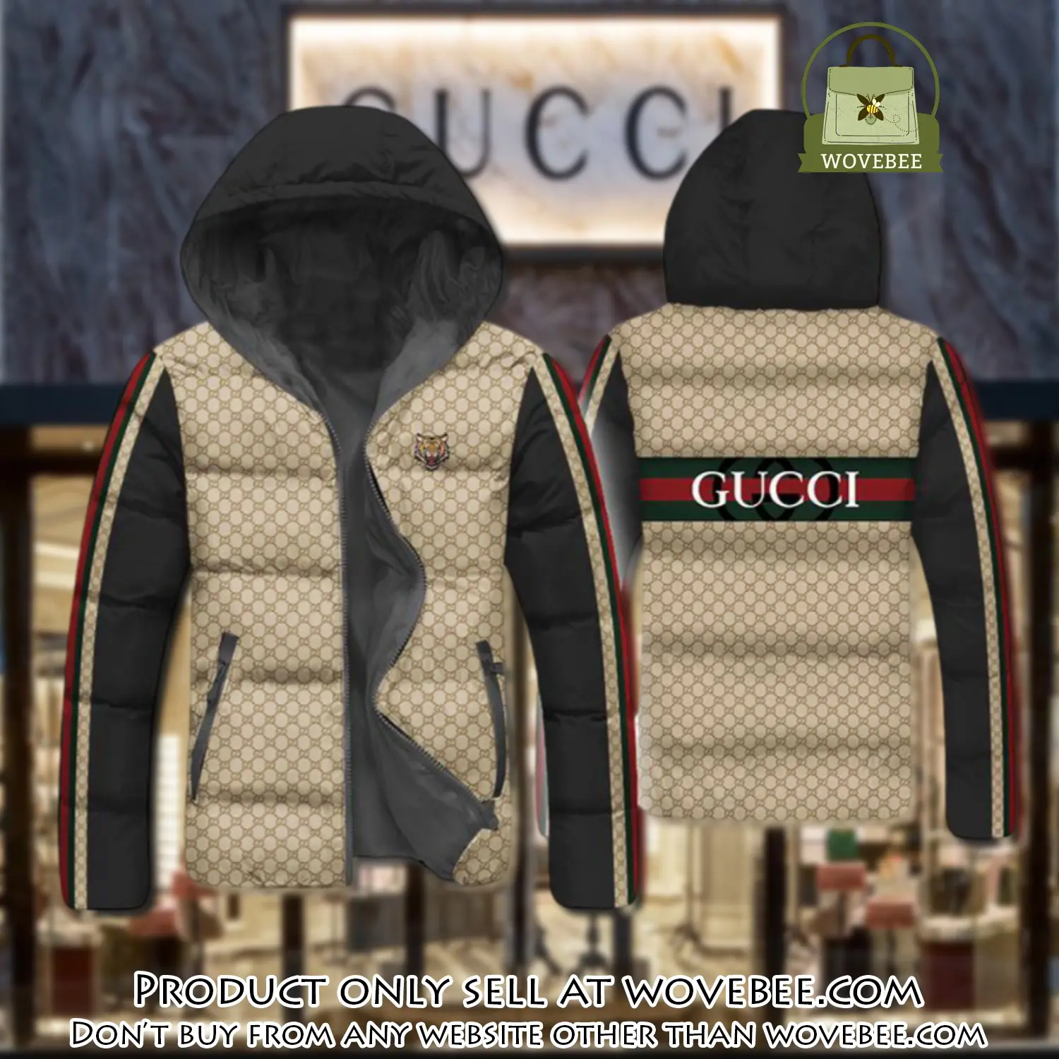 Gucci downfilled coat ultralight down jacket outdoor jacket warm outwear dfj1009 wvb0809258